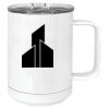 15 oz. White Vacuum Insulated Mug w/Slider Lid Thumbnail