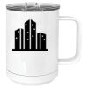 15 oz. White Vacuum Insulated Mug w/Slider Lid Thumbnail