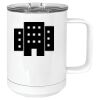 15 oz. White Vacuum Insulated Mug w/Slider Lid Thumbnail