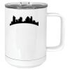 15 oz. White Vacuum Insulated Mug w/Slider Lid Thumbnail