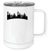 15 oz. White Vacuum Insulated Mug w/Slider Lid Thumbnail