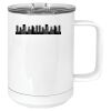 15 oz. White Vacuum Insulated Mug w/Slider Lid Thumbnail
