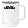 15 oz. White Vacuum Insulated Mug w/Slider Lid Thumbnail