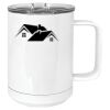15 oz. White Vacuum Insulated Mug w/Slider Lid Thumbnail