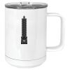 15 oz. White Vacuum Insulated Mug w/Slider Lid Thumbnail