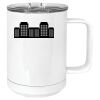 15 oz. White Vacuum Insulated Mug w/Slider Lid Thumbnail