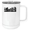 15 oz. White Vacuum Insulated Mug w/Slider Lid Thumbnail