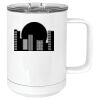 15 oz. White Vacuum Insulated Mug w/Slider Lid Thumbnail