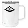 15 oz. White Vacuum Insulated Mug w/Slider Lid Thumbnail