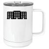15 oz. White Vacuum Insulated Mug w/Slider Lid Thumbnail