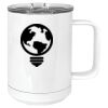 15 oz. White Vacuum Insulated Mug w/Slider Lid Thumbnail