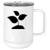 15 oz. White Vacuum Insulated Mug w/Slider Lid Thumbnail