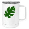 15 oz. White Vacuum Insulated Mug w/Slider Lid Thumbnail