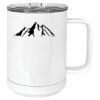 15 oz. White Vacuum Insulated Mug w/Slider Lid Thumbnail