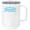 15 oz. White Vacuum Insulated Mug w/Slider Lid Thumbnail