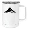 15 oz. White Vacuum Insulated Mug w/Slider Lid Thumbnail