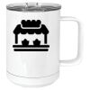 15 oz. White Vacuum Insulated Mug w/Slider Lid Thumbnail