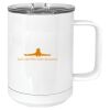 15 oz. White Vacuum Insulated Mug w/Slider Lid Thumbnail