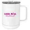 15 oz. White Vacuum Insulated Mug w/Slider Lid Thumbnail