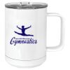 15 oz. White Vacuum Insulated Mug w/Slider Lid Thumbnail