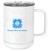 15 oz. White Vacuum Insulated Mug w/Slider Lid Thumbnail