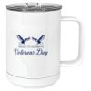 15 oz. White Vacuum Insulated Mug w/Slider Lid Thumbnail