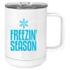 15 oz. White Vacuum Insulated Mug w/Slider Lid Thumbnail