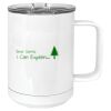 15 oz. White Vacuum Insulated Mug w/Slider Lid Thumbnail