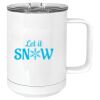 15 oz. White Vacuum Insulated Mug w/Slider Lid Thumbnail