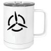 15 oz. White Vacuum Insulated Mug w/Slider Lid Thumbnail