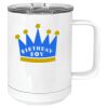 15 oz. White Vacuum Insulated Mug w/Slider Lid Thumbnail