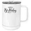 15 oz. White Vacuum Insulated Mug w/Slider Lid Thumbnail