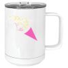 15 oz. White Vacuum Insulated Mug w/Slider Lid Thumbnail