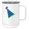 15 oz. White Vacuum Insulated Mug w/Slider Lid Thumbnail