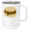 15 oz. White Vacuum Insulated Mug w/Slider Lid Thumbnail