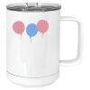 15 oz. White Vacuum Insulated Mug w/Slider Lid Thumbnail