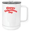 15 oz. White Vacuum Insulated Mug w/Slider Lid Thumbnail