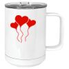 15 oz. White Vacuum Insulated Mug w/Slider Lid Thumbnail