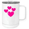 15 oz. White Vacuum Insulated Mug w/Slider Lid Thumbnail