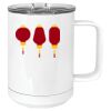15 oz. White Vacuum Insulated Mug w/Slider Lid Thumbnail