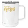 15 oz. White Vacuum Insulated Mug w/Slider Lid Thumbnail