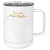 15 oz. White Vacuum Insulated Mug w/Slider Lid Thumbnail