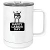15 oz. White Vacuum Insulated Mug w/Slider Lid Thumbnail