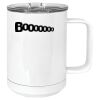 15 oz. White Vacuum Insulated Mug w/Slider Lid Thumbnail