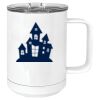 15 oz. White Vacuum Insulated Mug w/Slider Lid Thumbnail