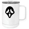 15 oz. White Vacuum Insulated Mug w/Slider Lid Thumbnail