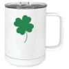 15 oz. White Vacuum Insulated Mug w/Slider Lid Thumbnail