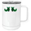 15 oz. White Vacuum Insulated Mug w/Slider Lid Thumbnail