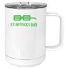 15 oz. White Vacuum Insulated Mug w/Slider Lid Thumbnail