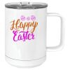 15 oz. White Vacuum Insulated Mug w/Slider Lid Thumbnail